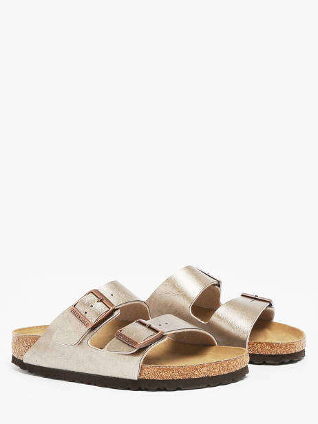 Mules Arizona Birkenstock Beige women 1029439 vue secondaire 1
