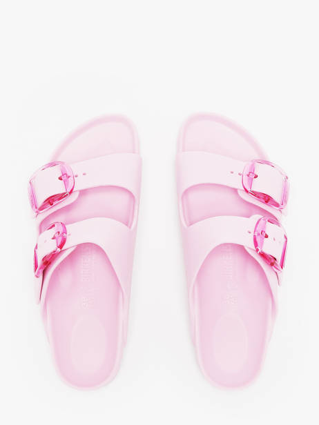 Slippers Arizona Big Buckle Birkenstock Pink women 1029642 other view 3