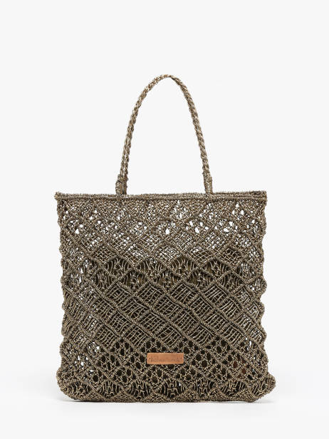 Shoulder Bag Natural Biba Green natural MSN1B