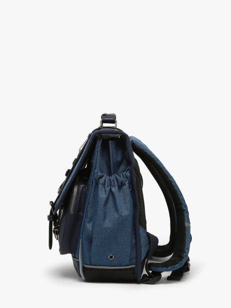 2-compartment Satchel Cameleon Blue vintage color CA146Q other view 2