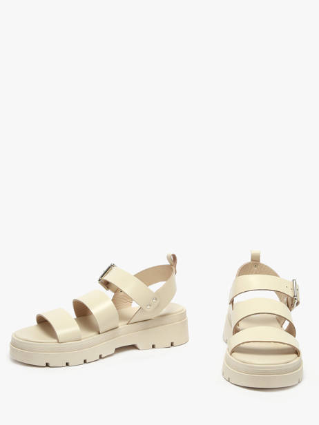 Sandales Dalia En Cuir Nuyou Beige women 37103 vue secondaire 2