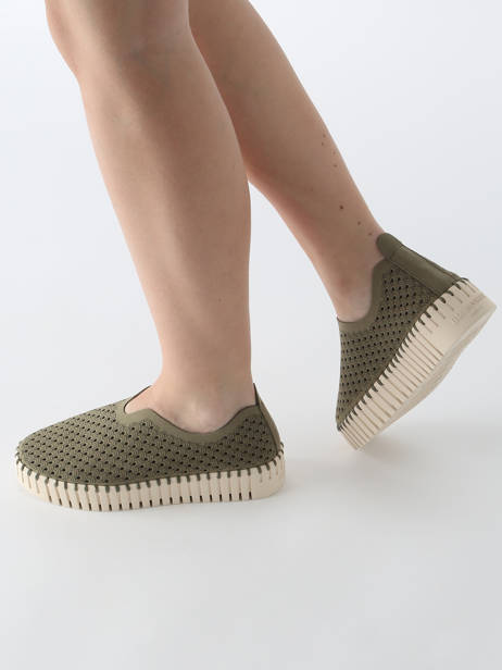 Mocassins Ilse jacobsen Vert women TULI3373 vue secondaire 1