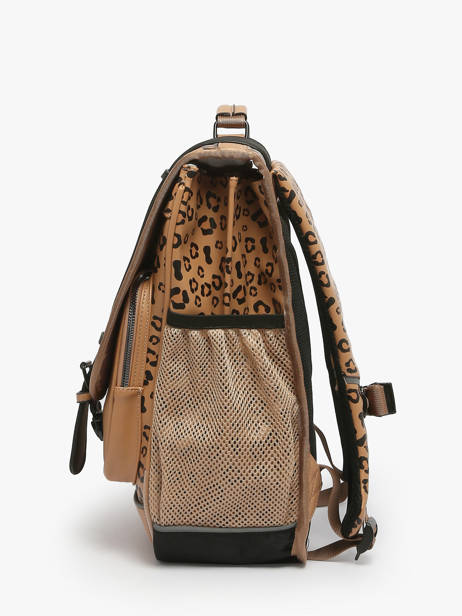 2-compartment Vintage North Backpack Cameleon Brown vintage north SD39 other view 2