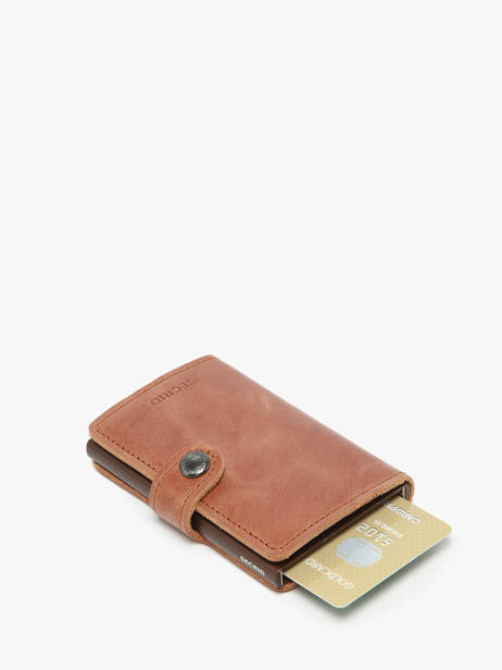 Porte-cartes Vintage Cuir Secrid Marron vintage MV vue secondaire 1