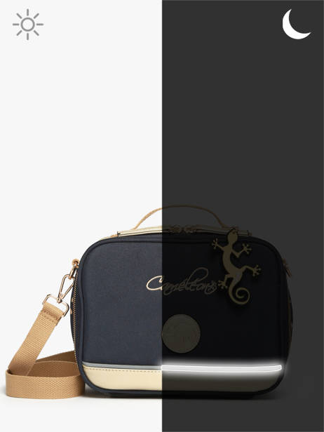 1 Compartment Lunch Bag Cameleon Blue vintage fantasy BL24 other view 6