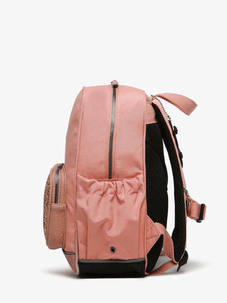 1 Compartment Backpack Cameleon Pink vintage fantasy SD33 other view 2