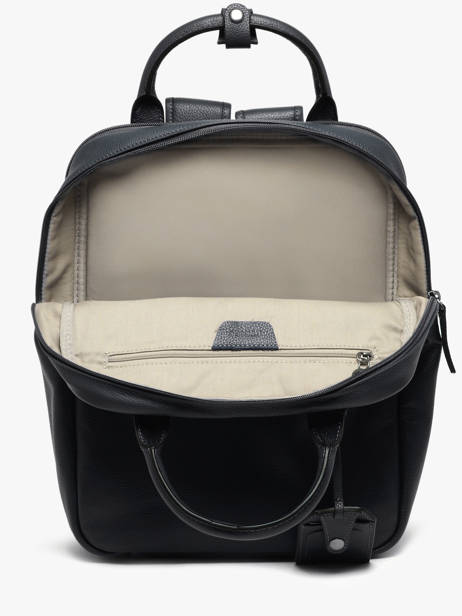 Sac à Dos Business Flandres 2 Compartiments Cuir Etrier Bleu flandres EFLA8272 vue secondaire 3