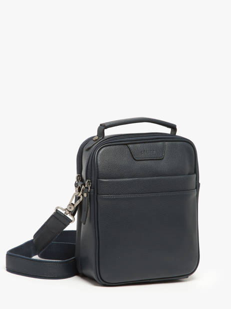 Sac Bandoulière Flandres Cuir Etrier Bleu flandres EFLA732M vue secondaire 2