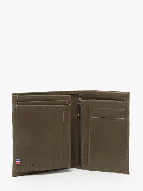 Portefeuille Porte-monnaie Oil Cuir Etrier Vert oil EOIL142 vue secondaire 1