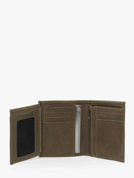 Portefeuille Porte-monnaie Oil Cuir Etrier Vert oil EOIL142 vue secondaire 2