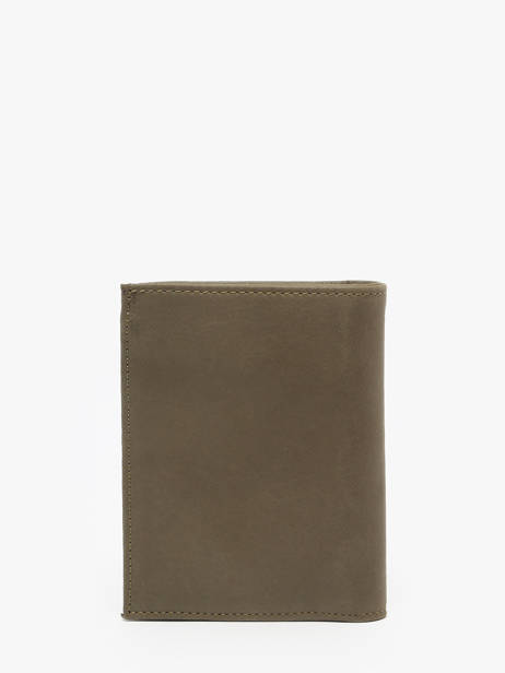 Portefeuille Porte-monnaie Oil Cuir Etrier Vert oil EOIL142 vue secondaire 3
