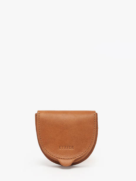 Porte-monnaie Oil Cuir Etrier Marron oil EOIL044