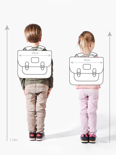 Cartable Tann's Bleu tann's x tartine et choco 334112 vue secondaire 1