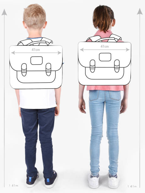 Cartable 1 Compartiment Kipling Multicolore back to school KI3652 vue secondaire 1