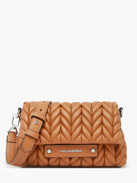 Sac Bandoulière K Weave Polyurethane Karl lagerfeld Marron k weave A2W30153