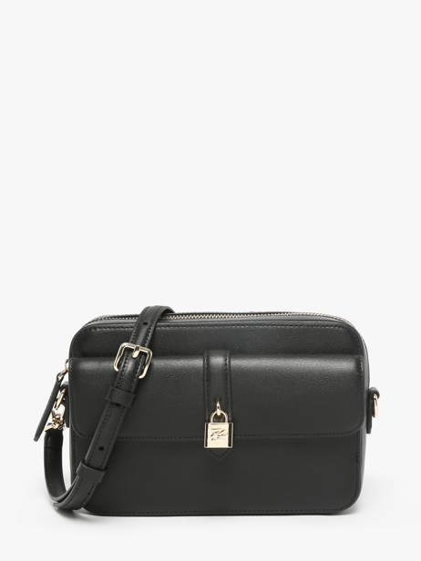 Sac Bandoulière K Autograph Cuir Karl lagerfeld Noir k autograph A3W30153