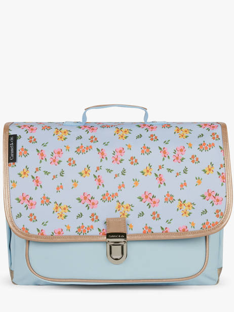 Cartable 2 Compartiments Caramel et cie Bleu boheme FI