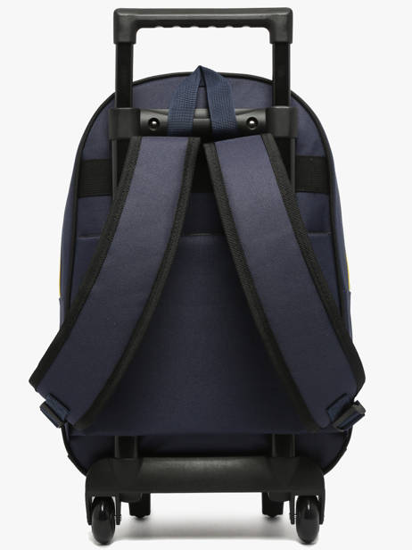 Sac A Dos à Roulettes 1 Compartiment Pokemon Bleu pikachu eclair 25IK204R vue secondaire 4