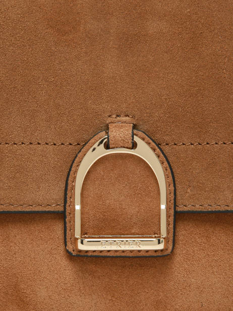 Sac Bandoulière M Altesse Suede Etrier Marron altesse suede EASU048M vue secondaire 5