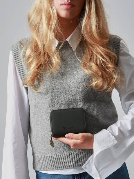 Coin Purse Crocus Woomen Black crocus WCRO95 other view 1