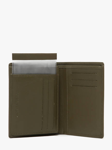 Portefeuille Cuir Yves renard Vert smooth 15418 vue secondaire 1