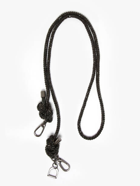 Bandoulière Amovible Strass Etrier Noir accessoires EACC413L