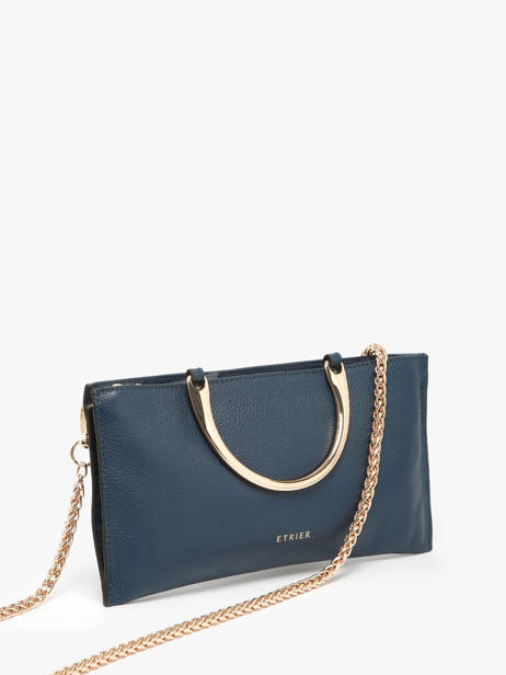 Handbag Tradition Leather Etrier Blue tradition ETRA052M other view 2