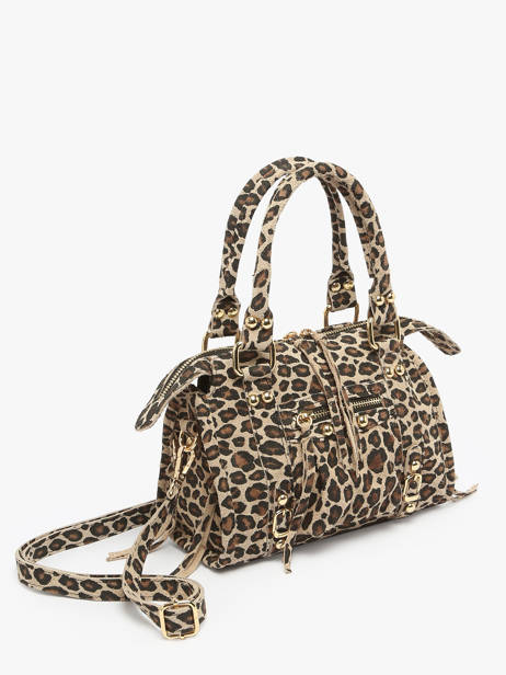 Shoulder Bag Velvet Leopardo Leather Milano Multicolor velvet leopardo VL24093 other view 2