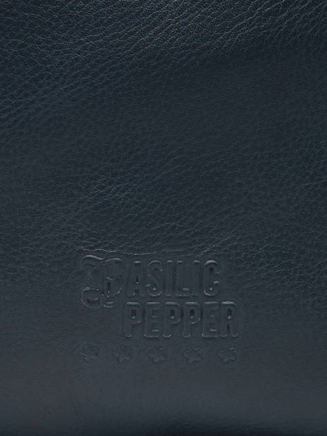 Sac Porté épaule A4 Cow Cuir Basilic pepper Bleu cow BCOW85 vue secondaire 5