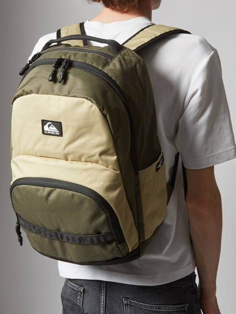 Sac à Dos 1 Compartiment Quiksilver Jaune youth access QYBP3733 vue secondaire 1