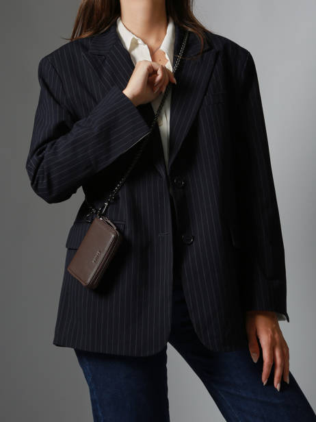 Coin Purse Leather Oxer Etrier Brown oxer EOXE096M other view 1