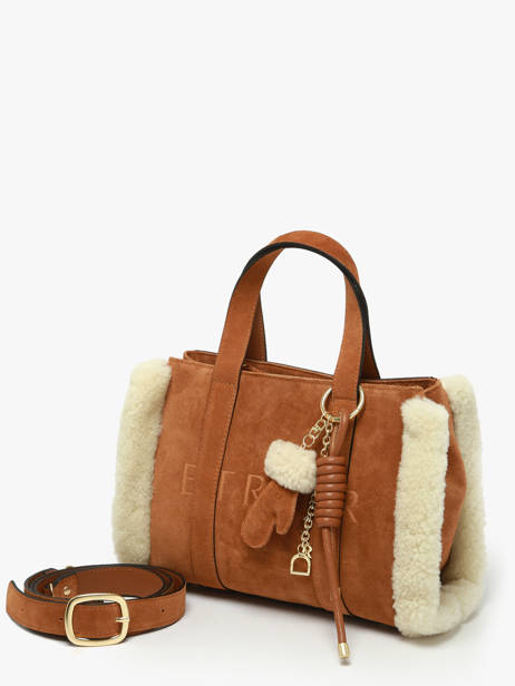 Mini Cabas Alpin Cuir Etrier Marron alpin EALP140S vue secondaire 3