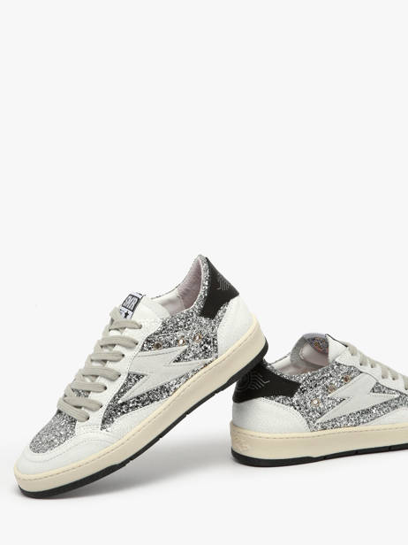 Sneakers Dany En Cuir Semerdjian Argent women DANY vue secondaire 3
