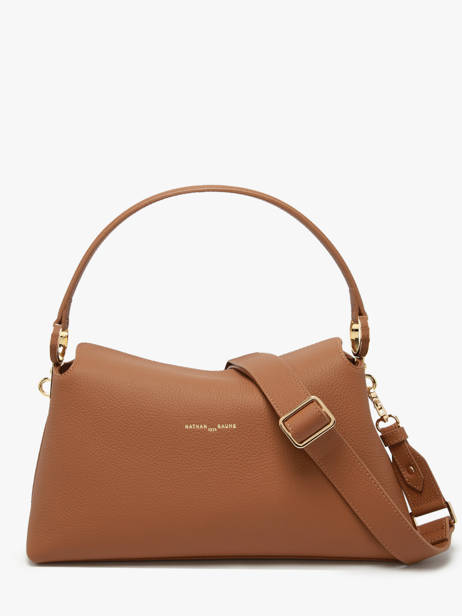 Sac Porté épaule Freesia Cuir Nathan baume Marron eden 4 vue secondaire 4