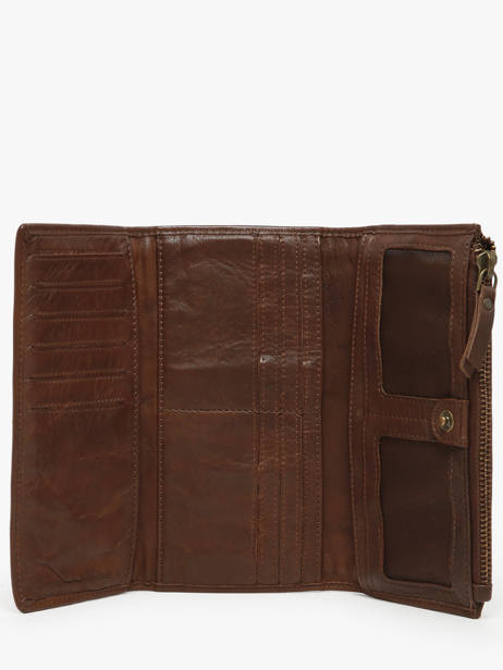 Portefeuille Heritage Cuir Biba Marron heritage POR4L vue secondaire 1