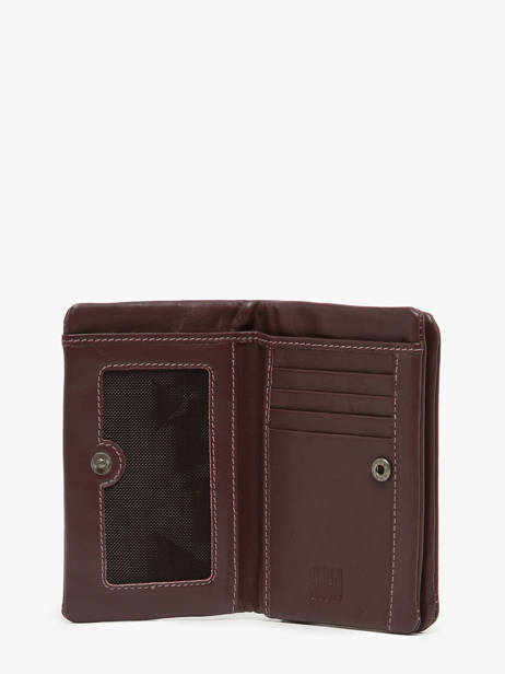Portefeuille Cuir Biba Violet wallet SFM4L vue secondaire 1