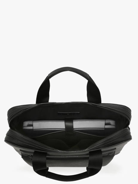 Porte Documents (main) Tommy hilfiger Noir monogram AM13835 vue secondaire 3