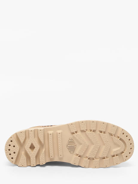 Bottines En Cuir Palladium Marron women 99519974 vue secondaire 5