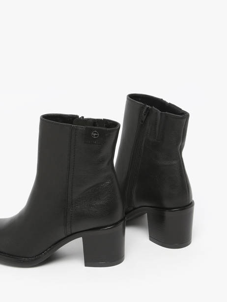 Bottines à Talon En Cuir Tamaris Noir women 45 vue secondaire 3