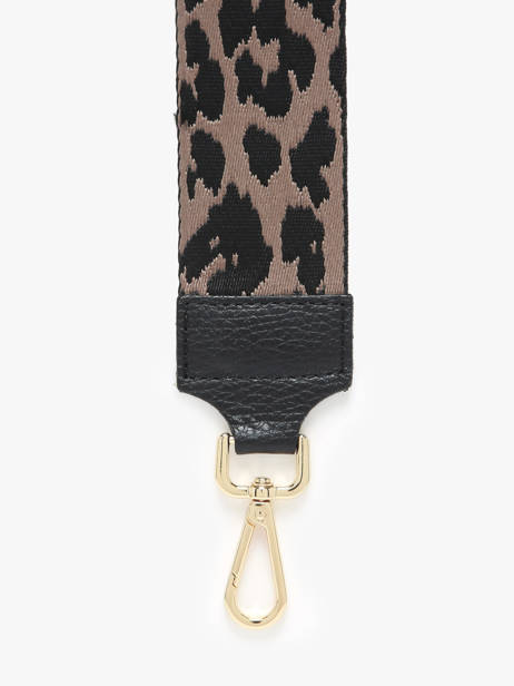 Bandoulière De Sac Milano Marron caviar CA25LGOB vue secondaire 1