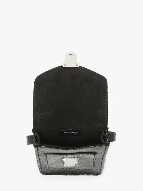 Leather Phone Bag Eclipse Paul marius Black eclipse TELEPECL other view 3