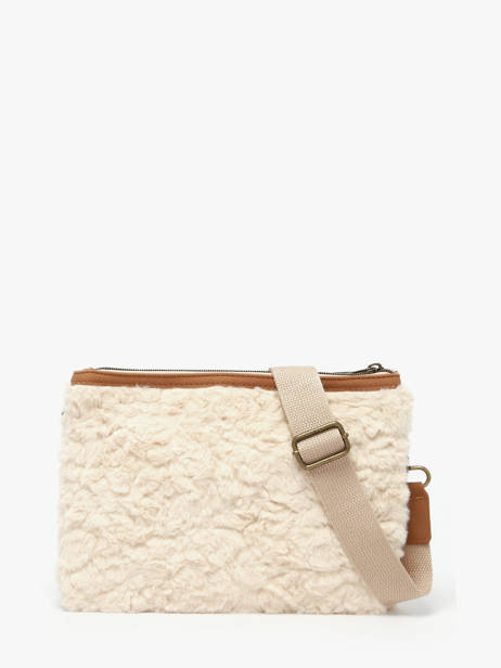 Sac Bandoulière Doudou Polyester Le voyage en panier Beige doudou AHP253 vue secondaire 4