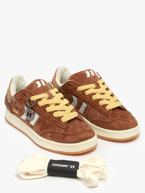 Sneakers En Cuir Coolway Marron men 8623711 vue secondaire 1
