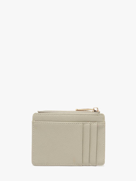 Porte-monnaie Porte-cartes David jones Gris saffiano 1 vue secondaire 2