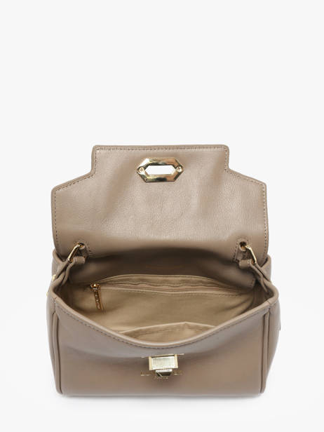 Sac Bandoulière Mademoiselle Grace Cuir Lancaster Beige mademoiselle grace 101 vue secondaire 3
