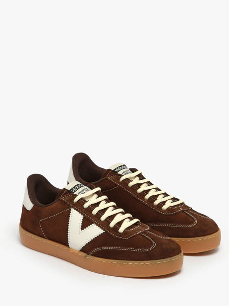 Sneakers Berlin En Cuir Victoria Marron women 1126218 vue secondaire 2