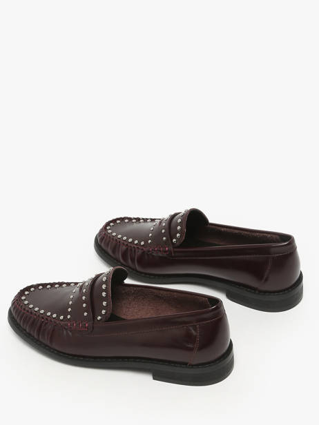 Moccasins In Leather Inuovo Brown women LFG005 other view 2