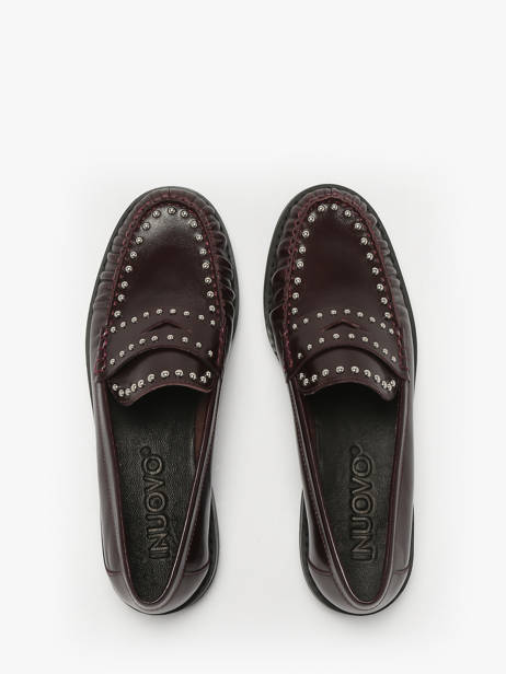 Moccasins In Leather Inuovo Brown women LFG005 other view 3