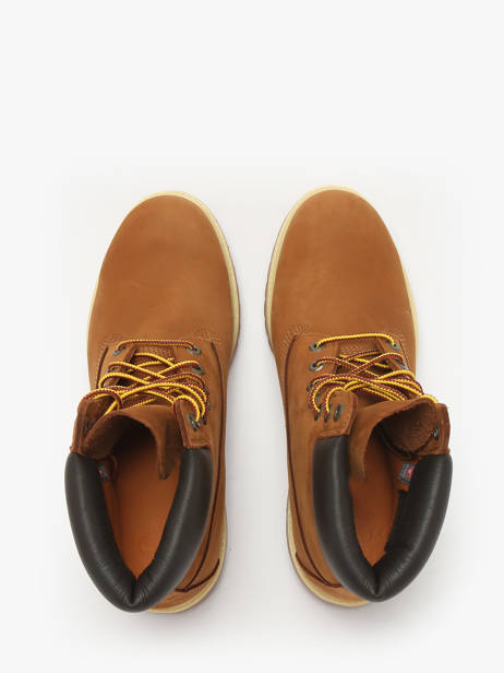 Bottines En Cuir Timberland Marron men 2066EBL1 vue secondaire 3