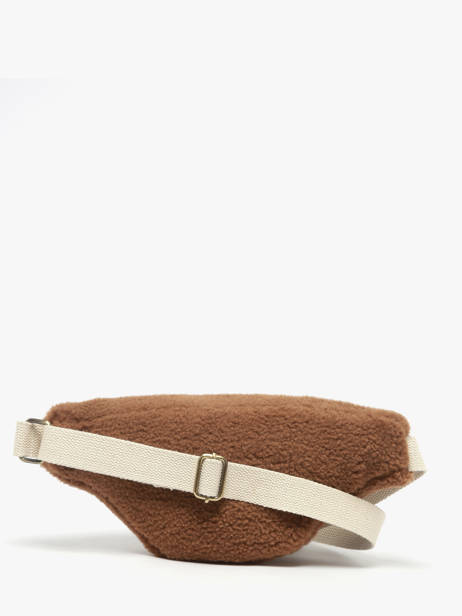 Sac Banane Hindbag Marron teddy TE vue secondaire 5